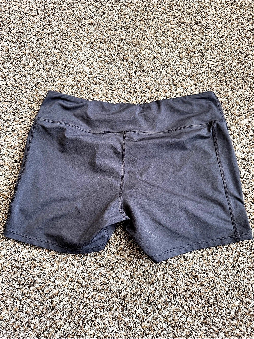 ASICS Athletic Circuit Nylon Spandex Compression Shorts Gray Large - Picture 3 of 7